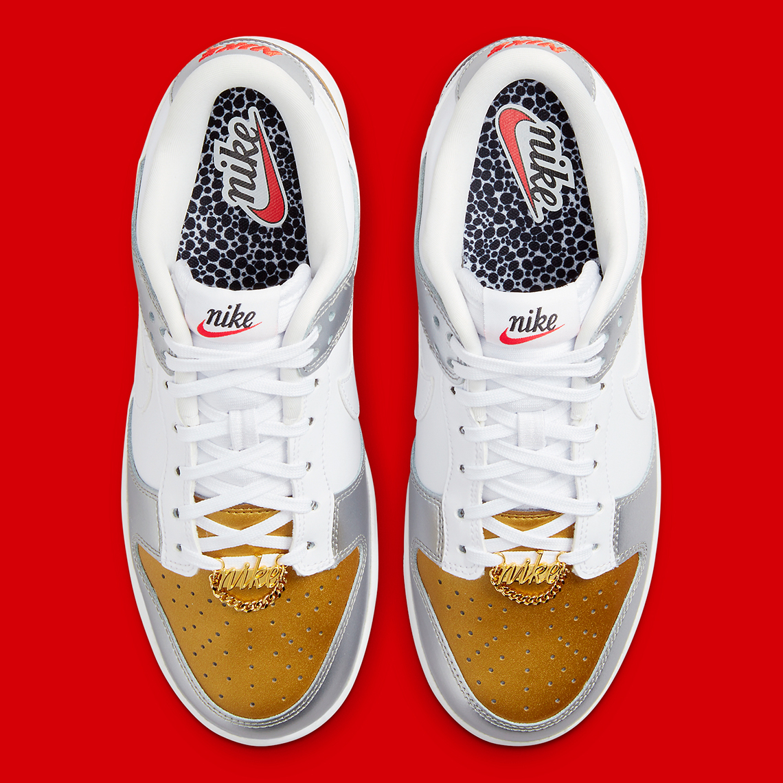 Nike Dunk Low Wmns Gold Silver Dh4403 700 9