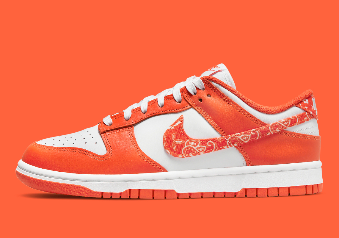 Nike Dunk Orange Paisley Dh4401 103 7