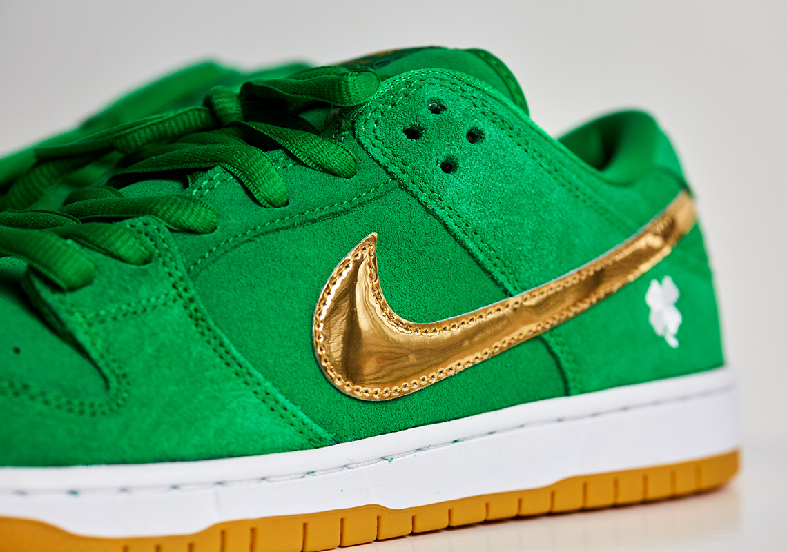 Nike Sb Dunk Low St Pattys Day Bq6817 303 2