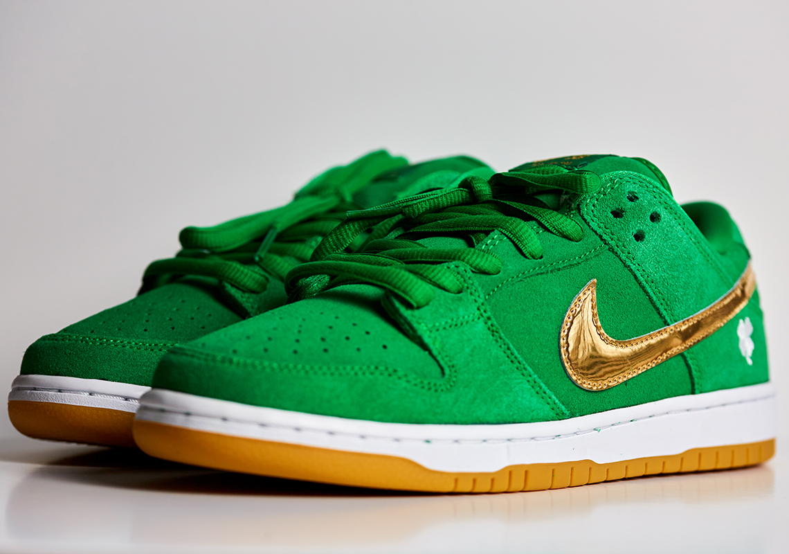 Nike Sb Dunk Low St Pattys Day Bq6817 303 3