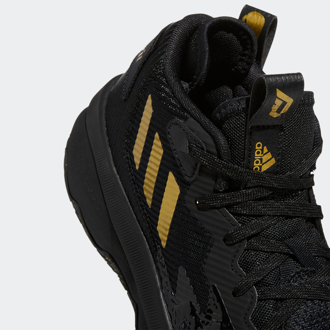 Adidas Dame 8 Black Gold Goat Spirit Gy2774 2