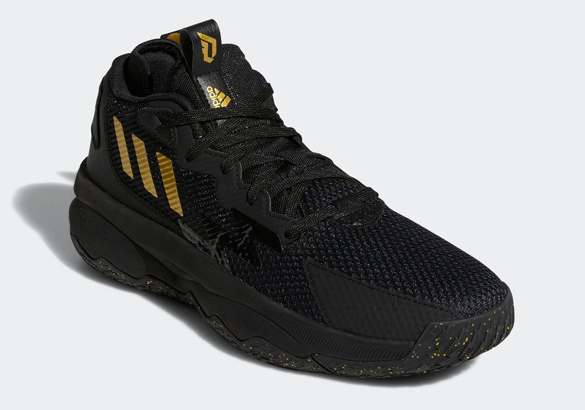 Adidas Dame 8 Black Gold Goat Spirit Gy2774 6