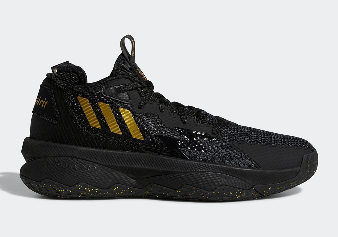 Adidas Dame 8 Black Gold Goat Spirit Gy2774