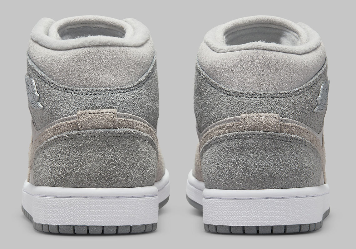 Air Jordan 1 Mid Particle Grey Release Date 5