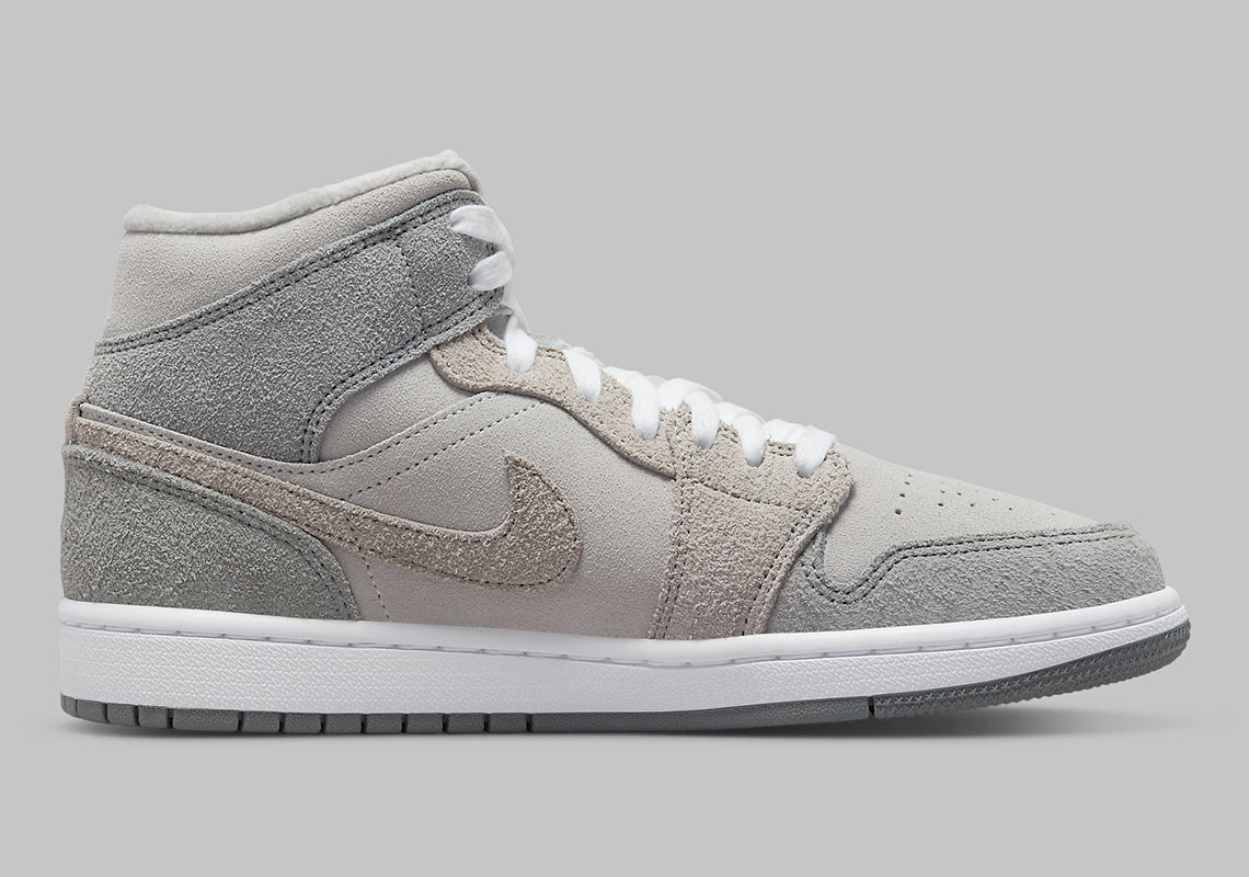 Air Jordan 1 Mid Particle Grey Release Date 8