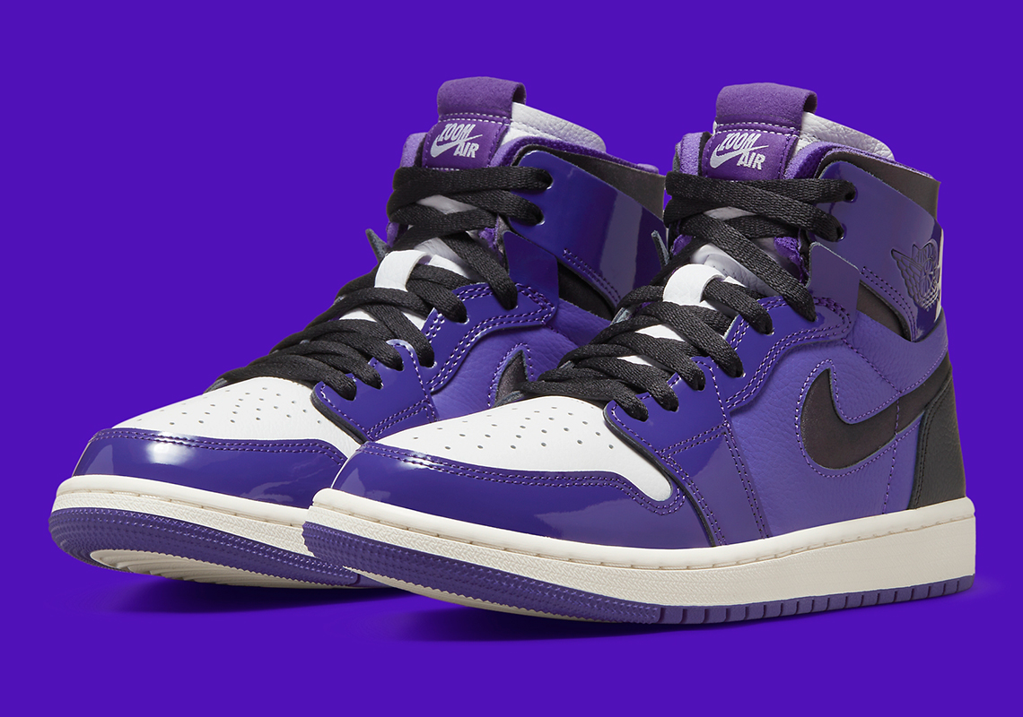 Official Images Of The Air Jordan 1 Zoom CMFT "Purple Patent"