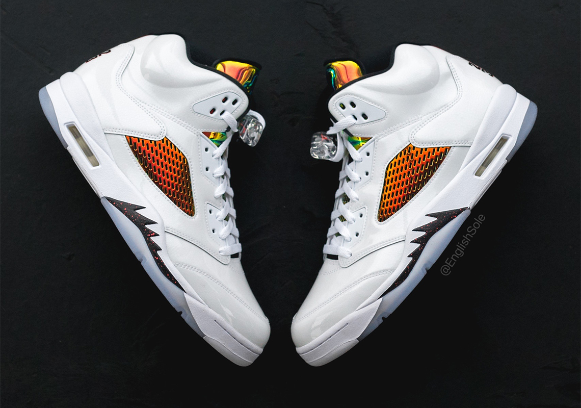 Only 19 Pairs Of This Air Jordan 5 "NFL Helmet" PEs Were Ever Made