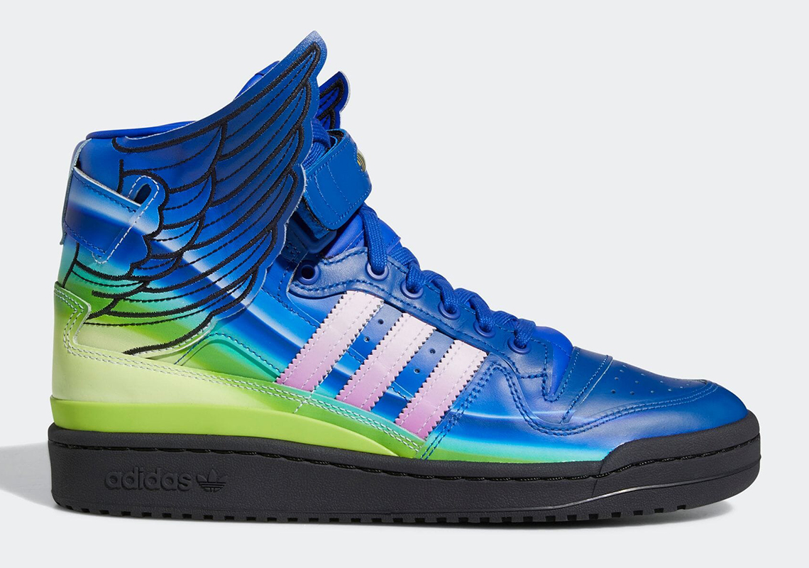 Jeremy Scott's adidas Forum Hi Wings 4.0 Gets A Blue Gradient Makeover