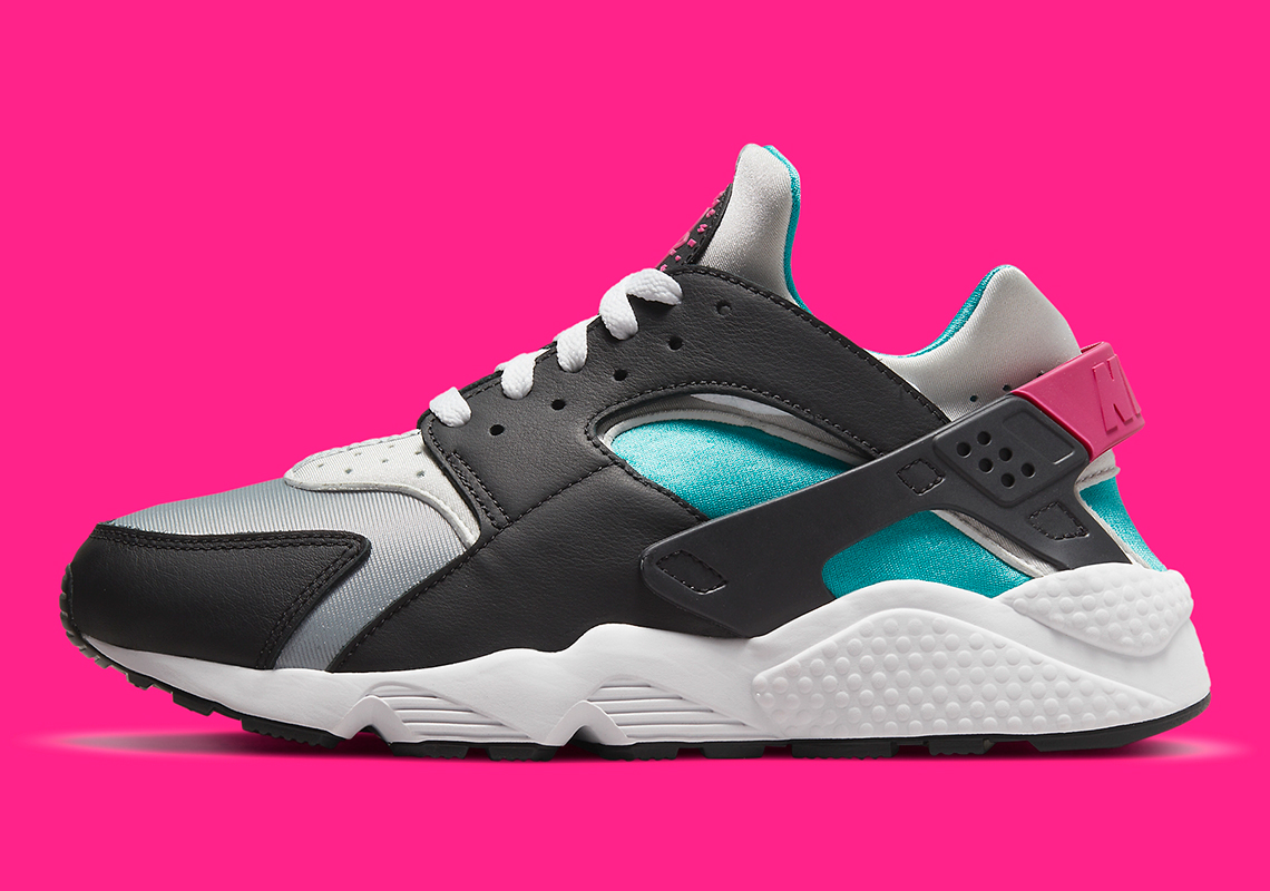 Nike Air Huarache Black Aqua Pink Camo Dd1068 004 5