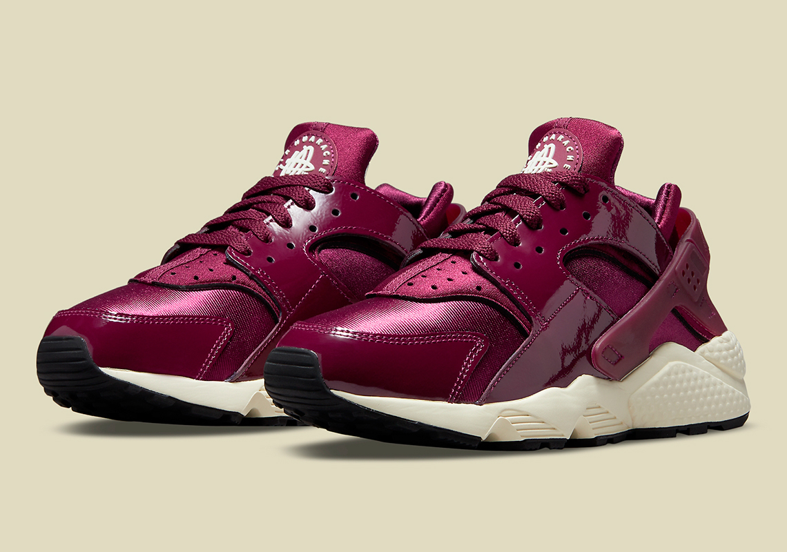 Classy “Bordeaux Patent” Lands On The Nike Air Huarache