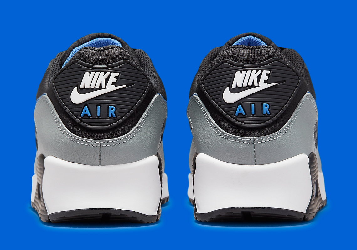 Nike Air Max 90 Grey Blue Dh4619 001 Release Info 1