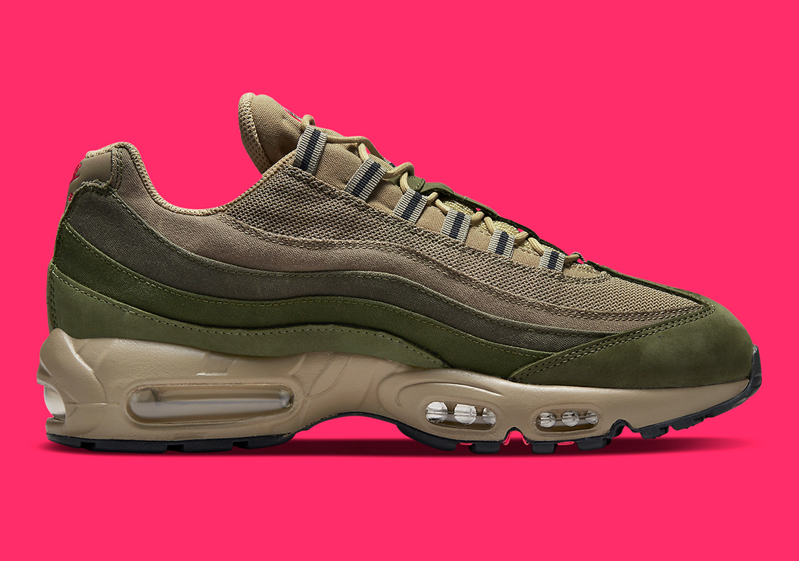 Nike Air Max 95 Medium Olive Black Rough Green Dq8570 200 3