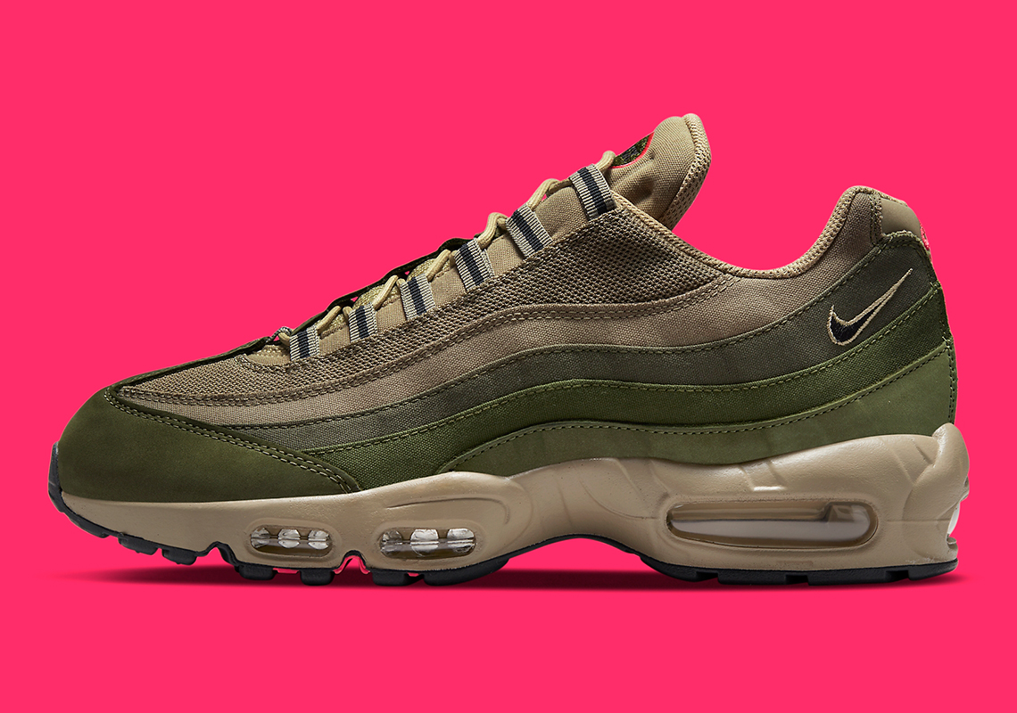 Nike Air Max 95 Medium Olive Black Rough Green Dq8570 200 4