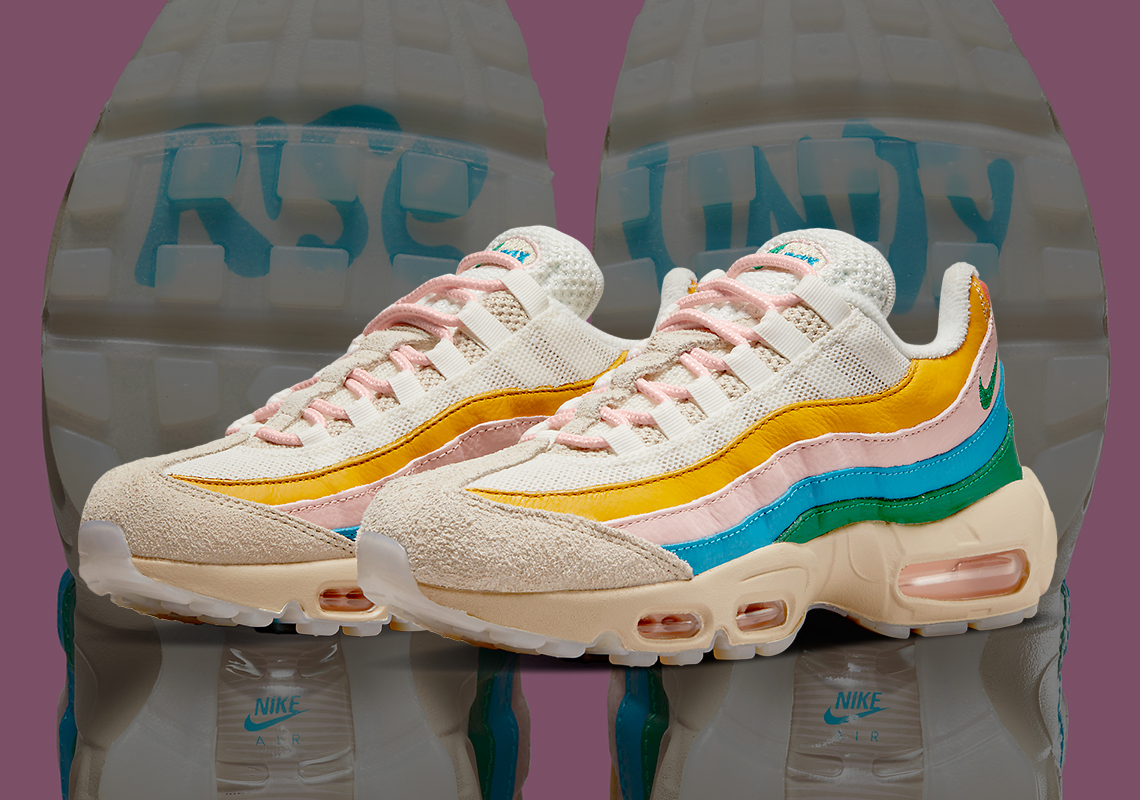 Nike Advocates For Equality With The Extremely Colorful Air Max 95 "Rise Unity"