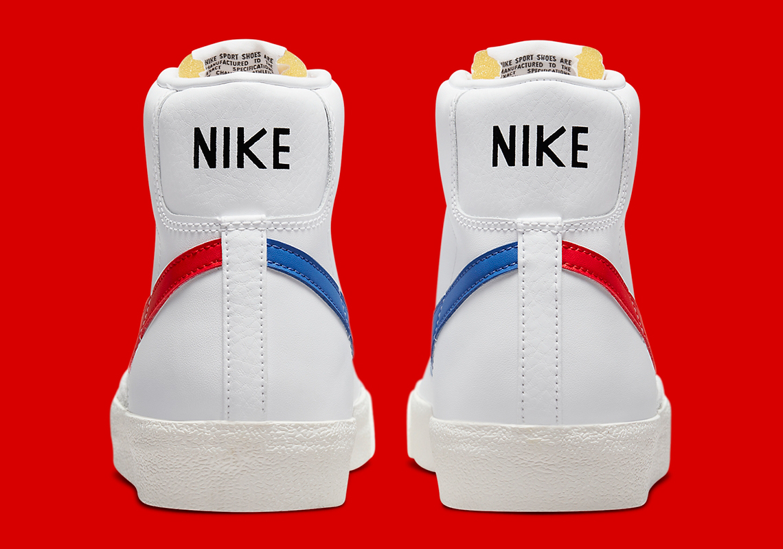 Nike Blazer Mid 77 White Blue Red Bq6806 117 1