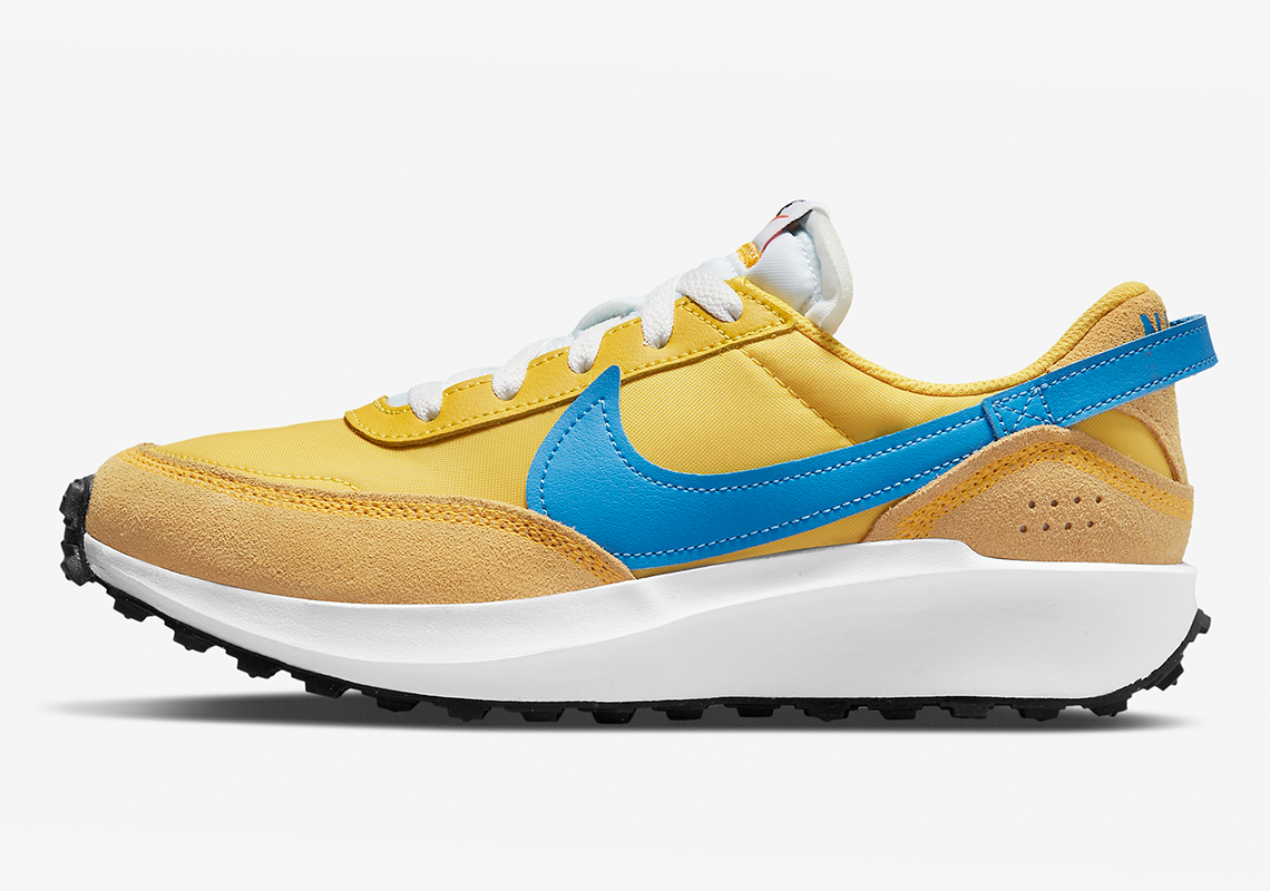 Nike Waffle Debut Yellow Blue Dh9523 700 2