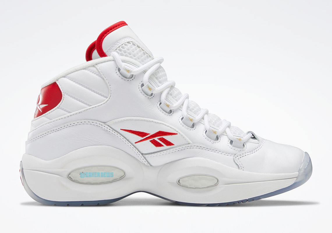 Reebok Question Mid White Red Gold Julius Erving Dr J 1 1