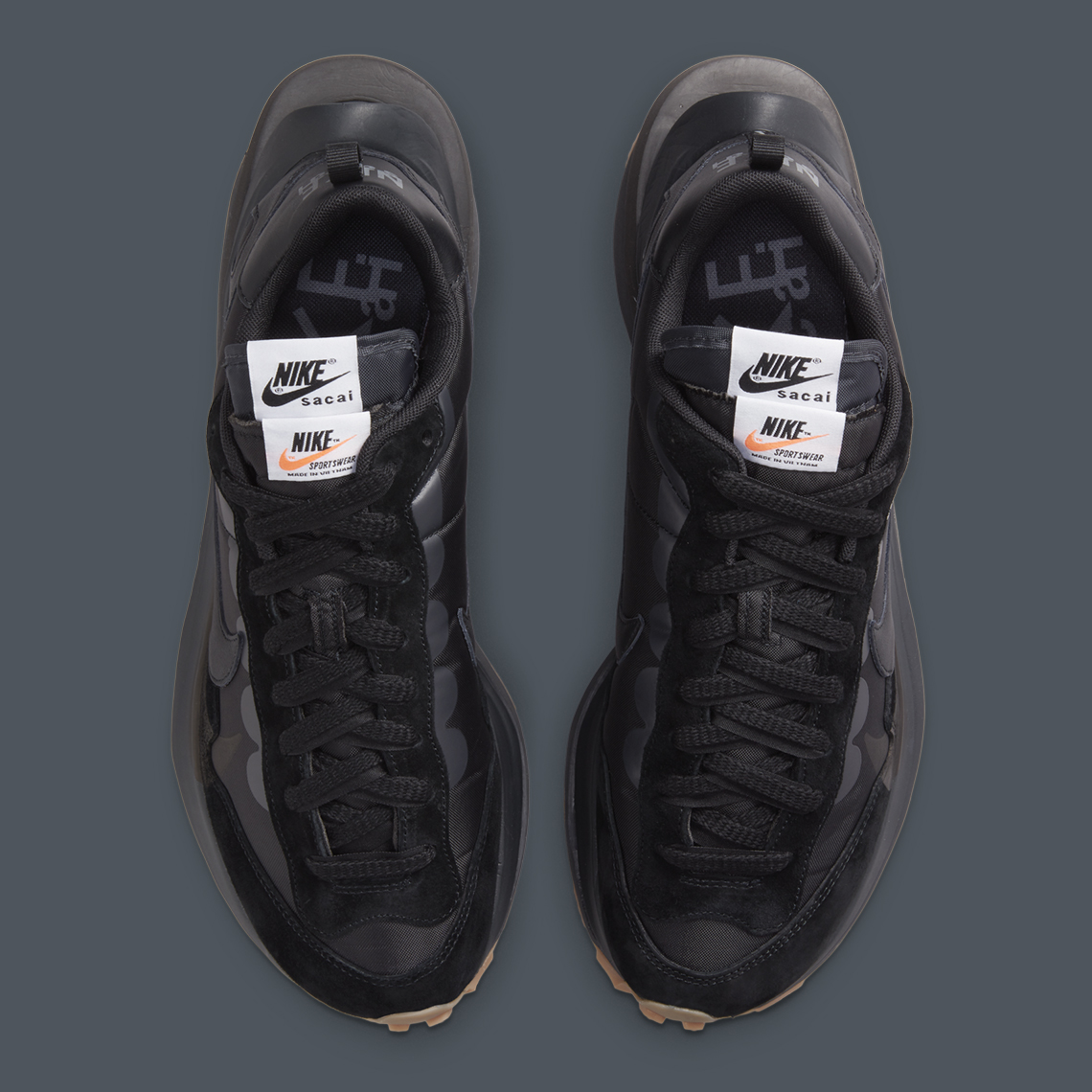 Sacai Nike Vaporwaffle Black Gum Dd1875 100 Release Date 6