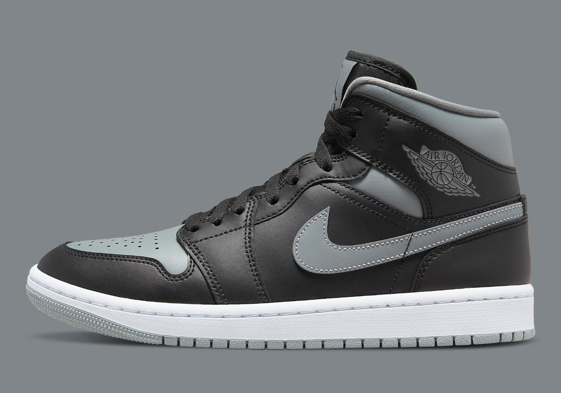 Original "Shadow" Colors Are Rearranged On This Women's Air Jordan 1 Mid