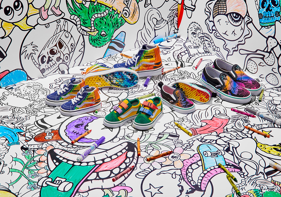 Crayola Vans 2022 Collection Release Date 14