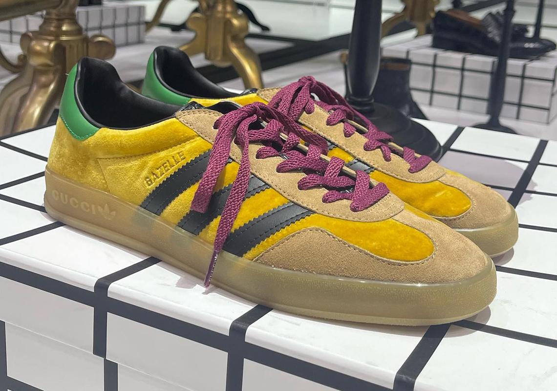 Gucci Adidas Gazelle Photos 4