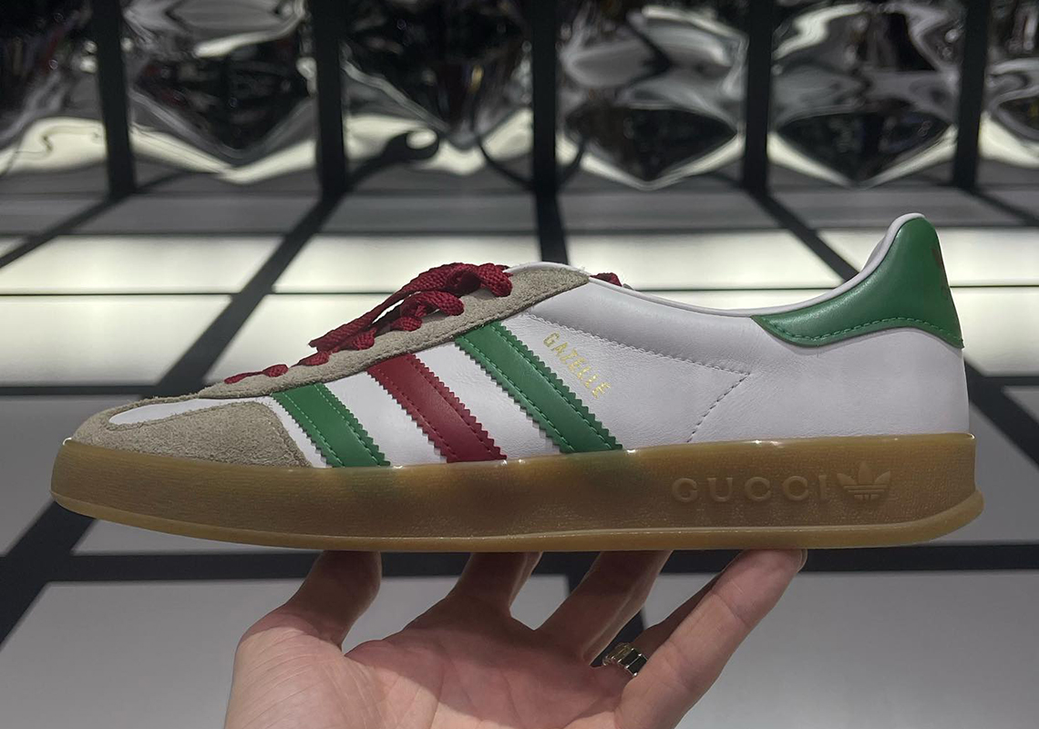 Gucci Adidas Gazelle Photos 5