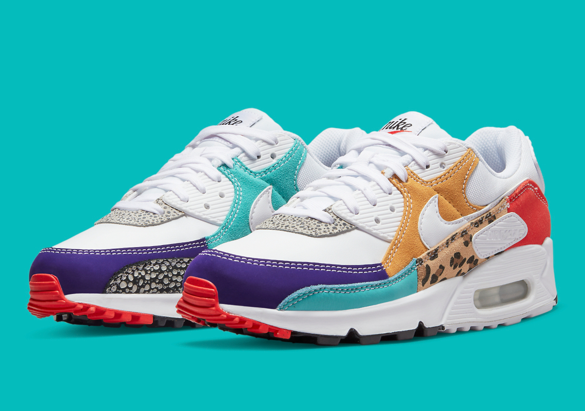 Mismatched Animal Prints Takeover The Latest Women's Nike Air Max 90 SE