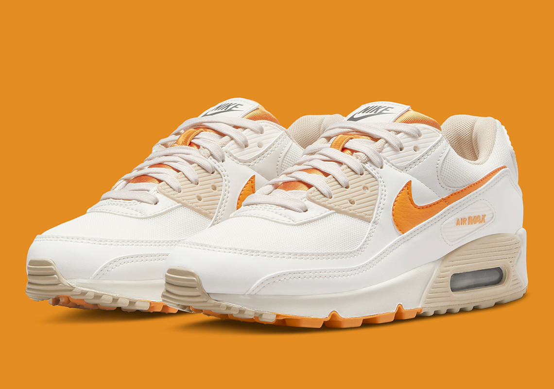 Nike Outfits The Air Max 90 With A Subtle Pop Of Orange