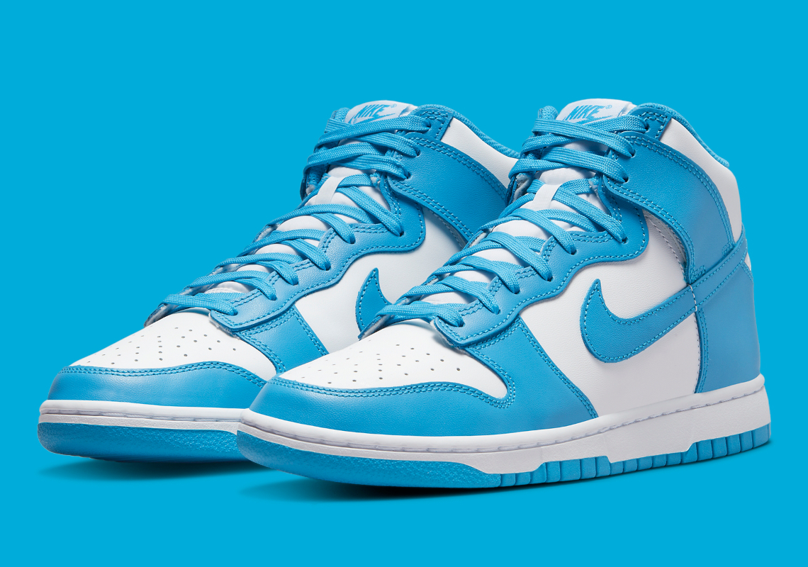 Official Images Of The Nike Dunk High "Laser Blue"