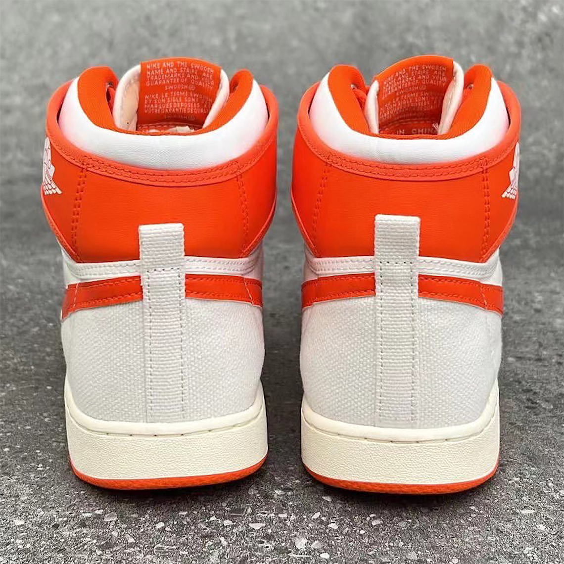 Air Jordan 1 Ajko Syracuse White Orange 5