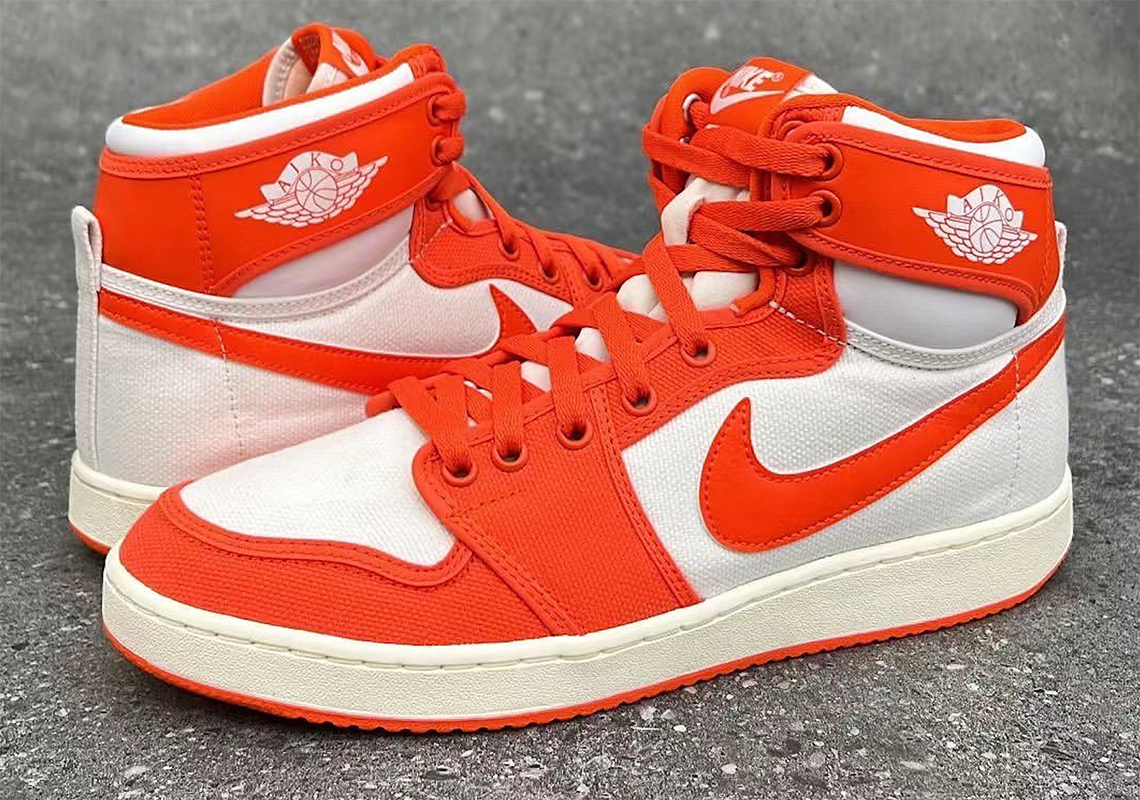 Air Jordan 1 Ajko Syracuse White Orange 6