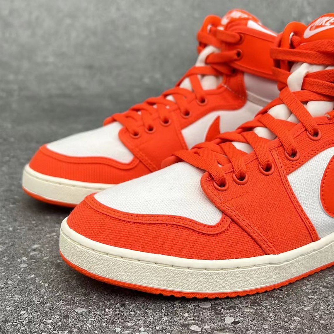 Air Jordan 1 Ajko Syracuse White Orange 9