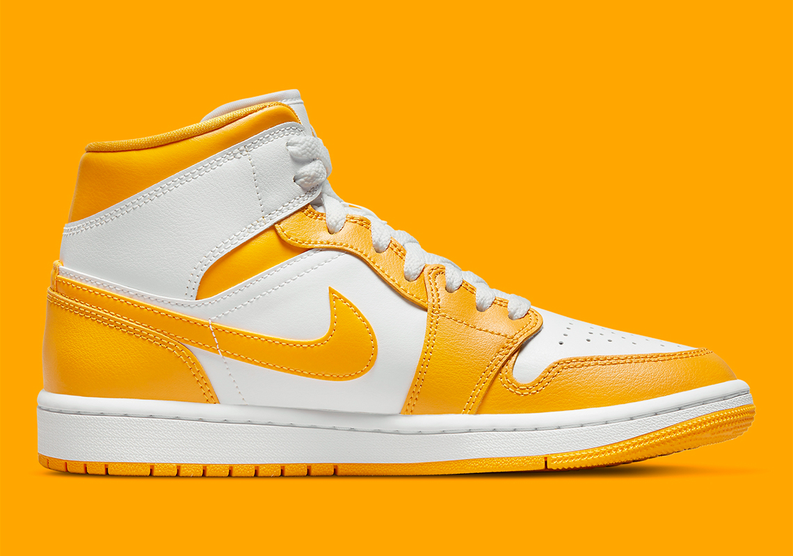 Air Jordan 1 Mid Yellow White Bq6472 117 5