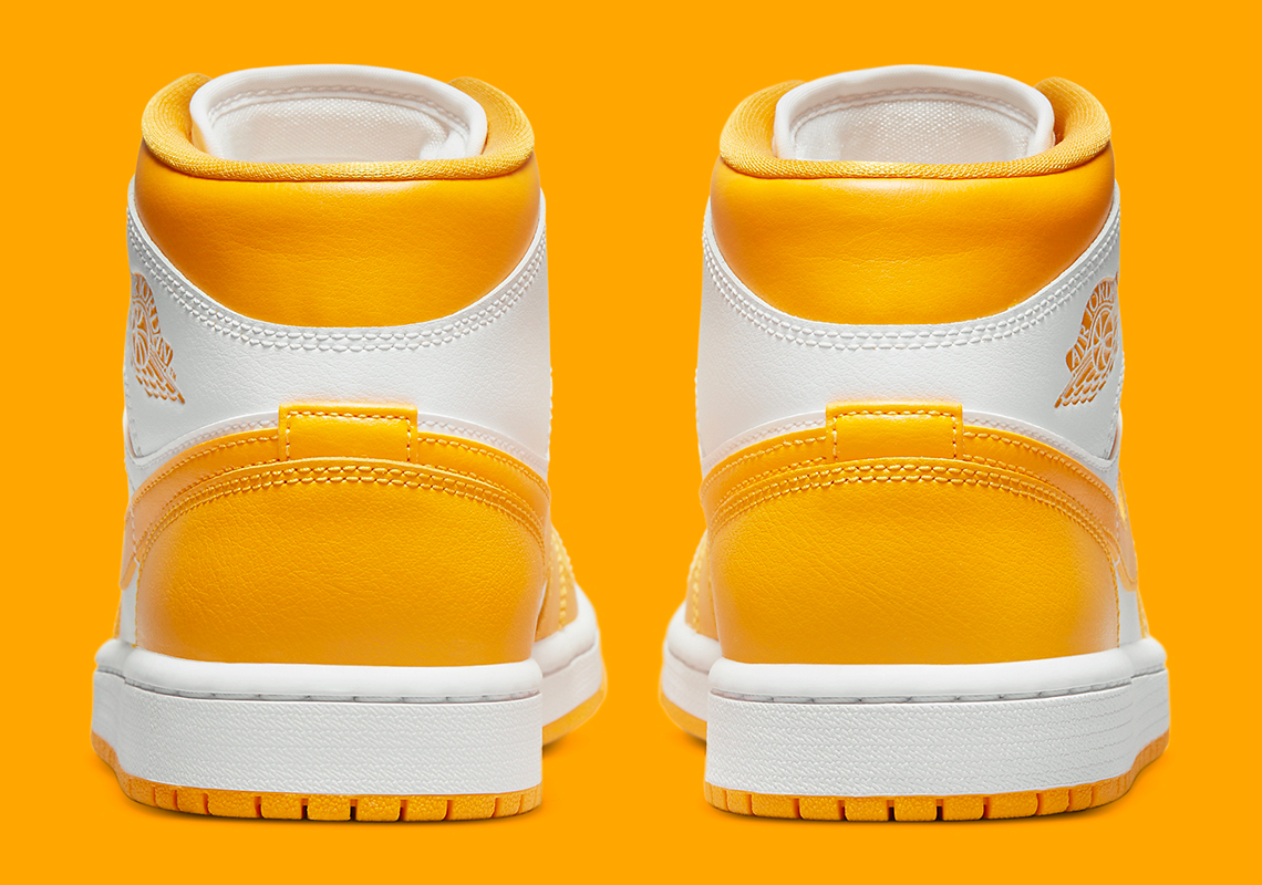 Air Jordan 1 Mid Yellow White Bq6472 117 6