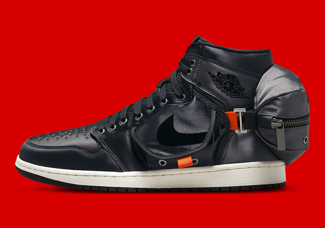 Partially Camouflaged Pouches Adorn The Air Jordan 1 Stash