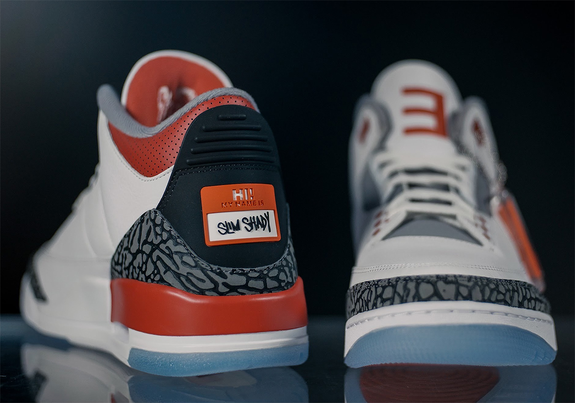 Eminem Debuts Air Jordan 3 "Slim Shady" PE For Super Bowl LVI Halftime Show