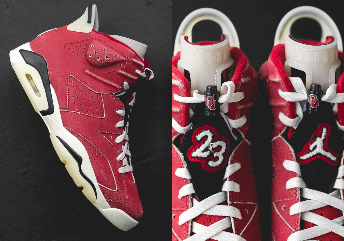 The Oklahoma Sooners Receive Their Very Own Air Jordan 6 PE