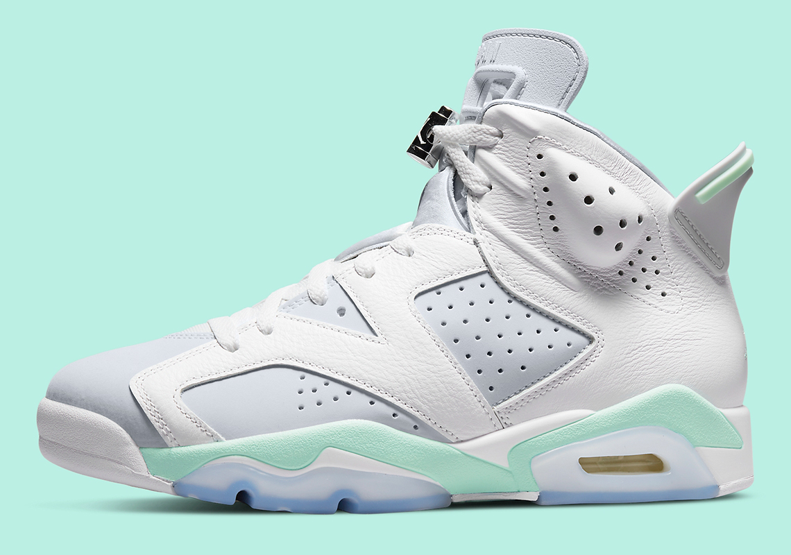 Air Jordan 6 Womens White Pure Platinum Mint Foam Dq4914 103 Release Date 4