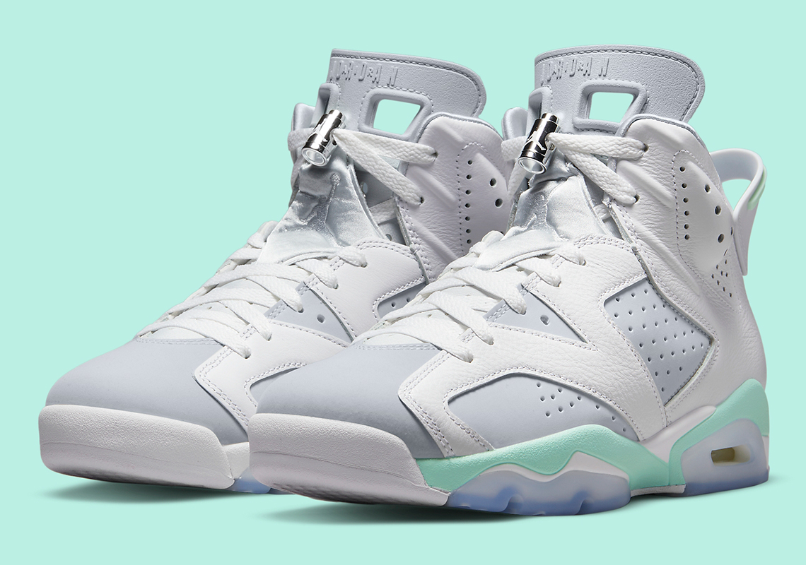 Official Images Of The Air Jordan 6 Womens “Mint Foam”