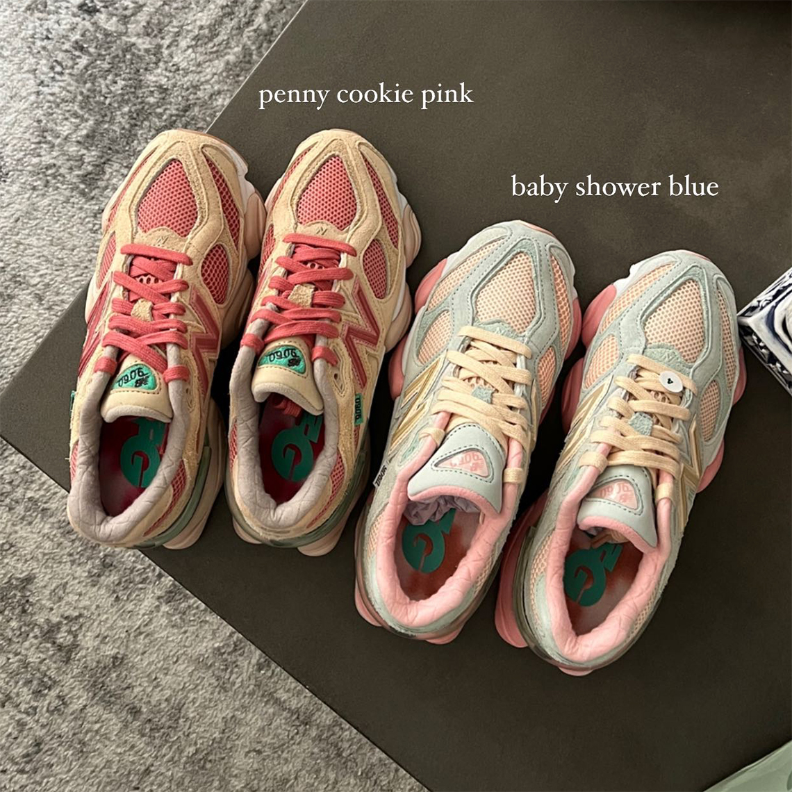 Joe Freshgoods New Balance 9060 Baby Shower Blue Penny Cookie Pink