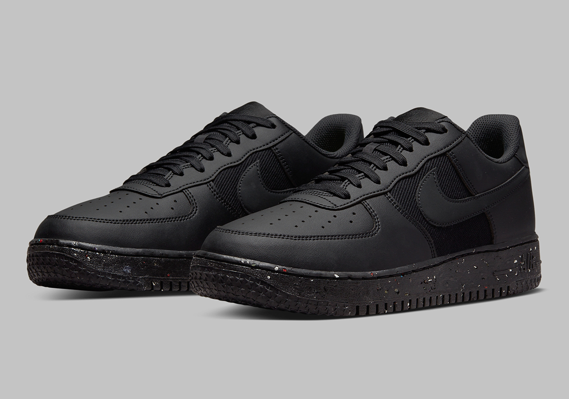 Goons Can Care About The Environment With The All-Black Nike Air Force 1 Crater