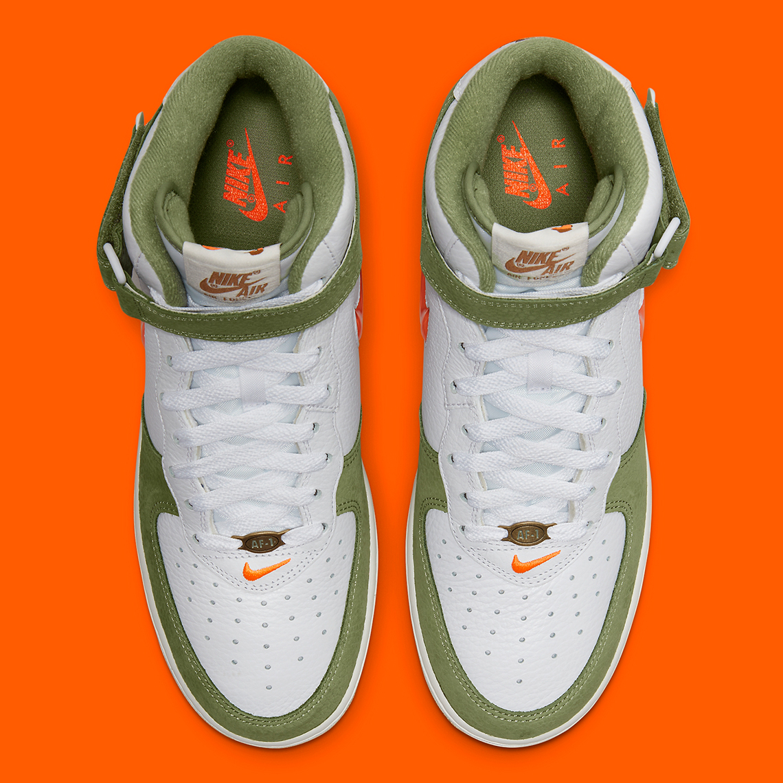 Nike Air Force 1 Mid Qs Jewel Olive Orange Dq3505 100 3