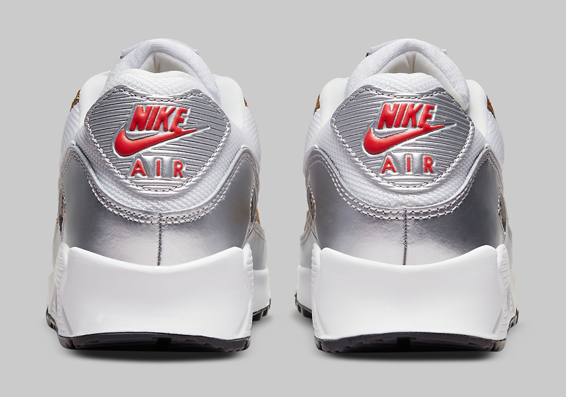 Nike Air Max 90 Gold Silver Dj6208 100 Release Date 2