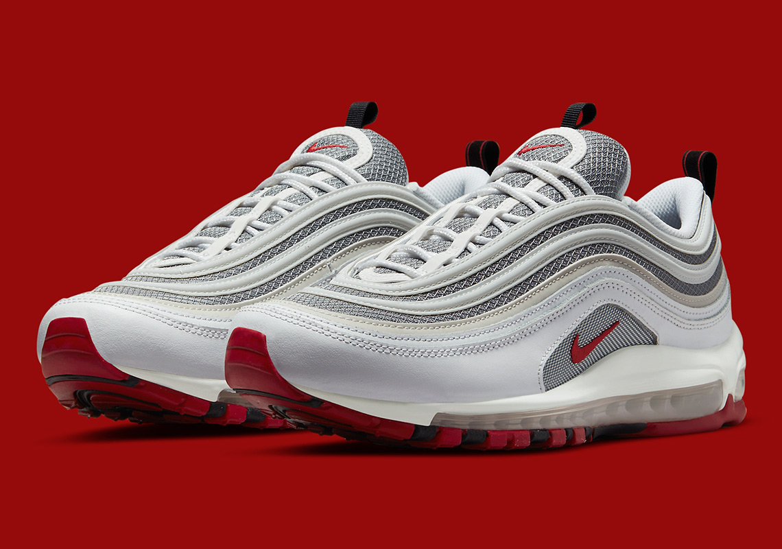 The Nike Air Max 97 Arrives In An Alternate "White Bullet"