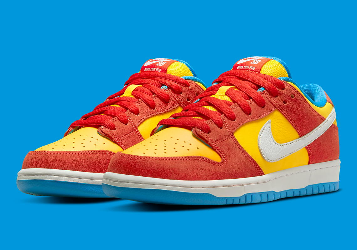 Nike Sb Dunk Low Bart Simpson Bq6817 602 Release Date 5