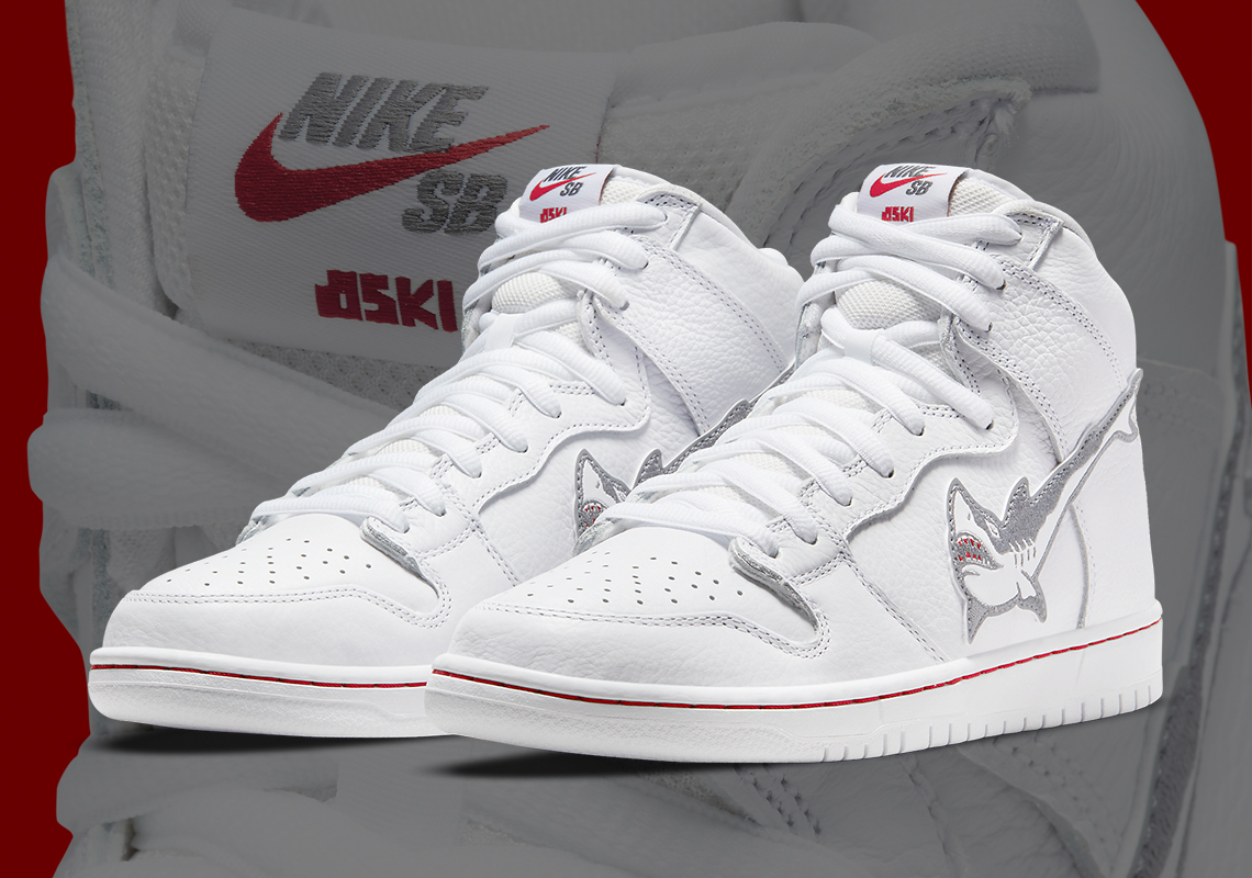 Oski x Nike SB Dunk High “Great White Shark” Set For March 12th Release