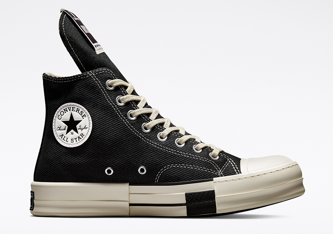 Rick Owens Converse Chuck 70 Hi Black Drkstar Release Date 1