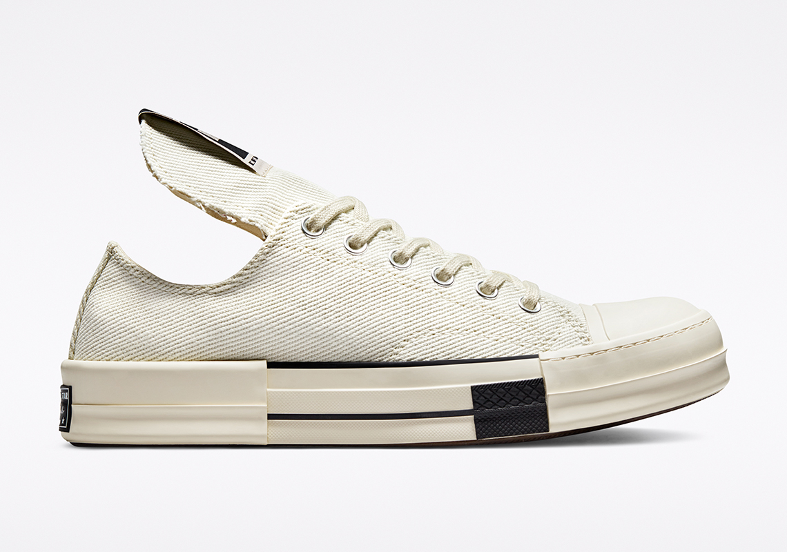 Rick Owens Converse Chuck 70 Low White Drkstar Release Date 1