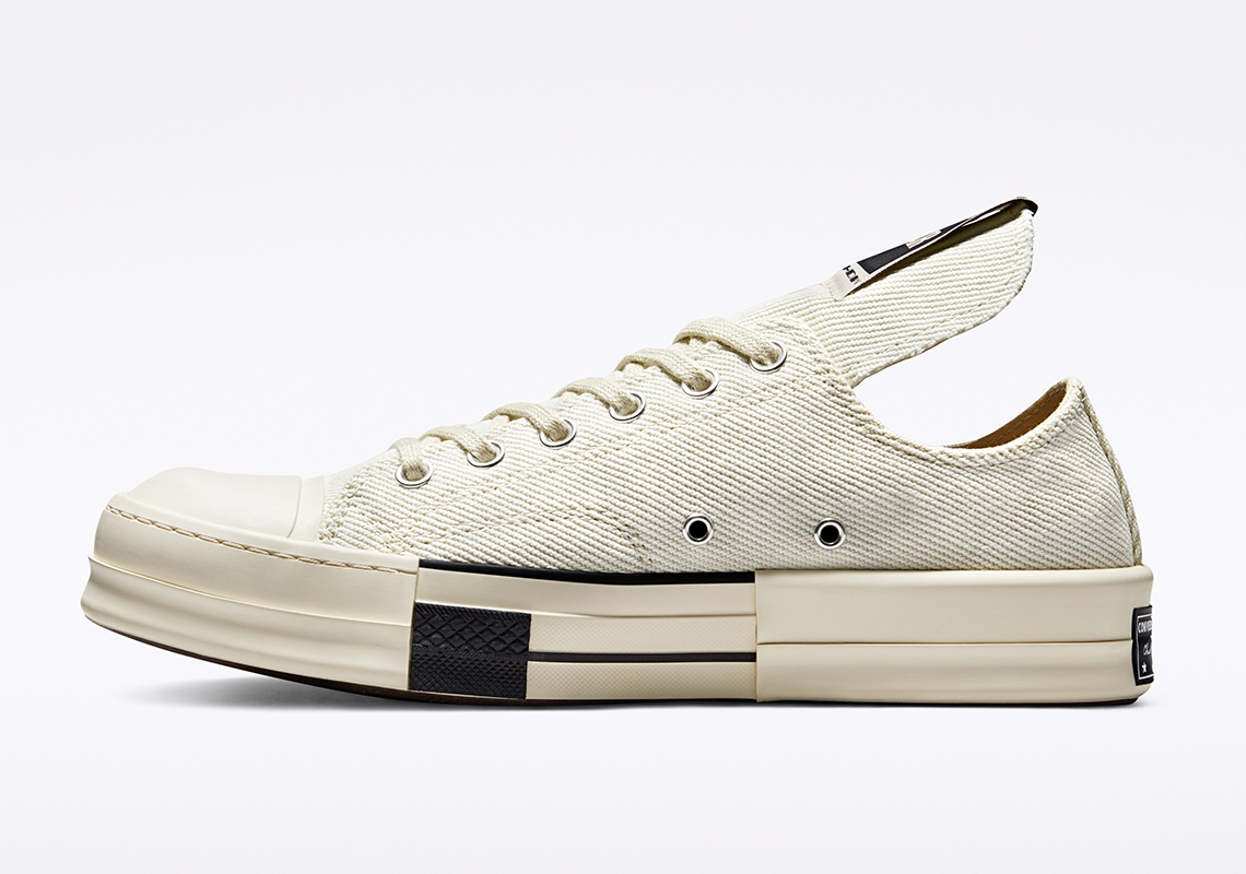 Rick Owens Converse Chuck 70 Low White Drkstar Release Date 6