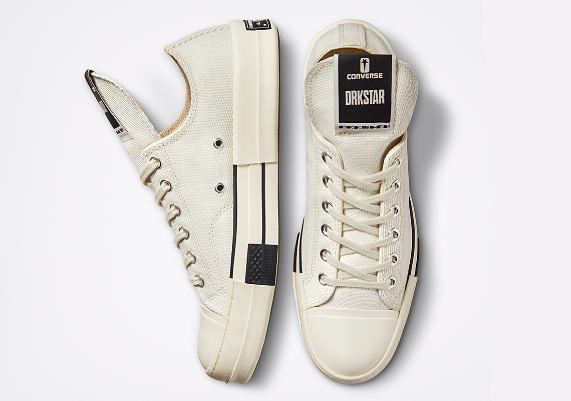 Rick Owens Converse Chuck 70 Low White Drkstar Release Date 8